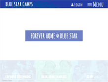 Tablet Screenshot of bluestarcamps.com